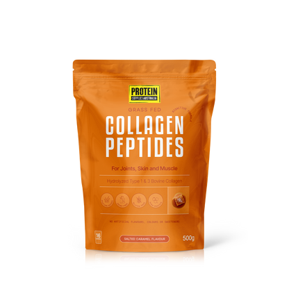 COLLAGEN PEPTIDES - SALTED CARAMEL Sports & Energy Drinks Protein Supplies Australia 500G