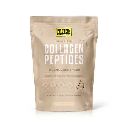 COLLAGEN PEPTIDES - VANILLA Sports & Energy Drinks Protein Supplies Australia 1KG