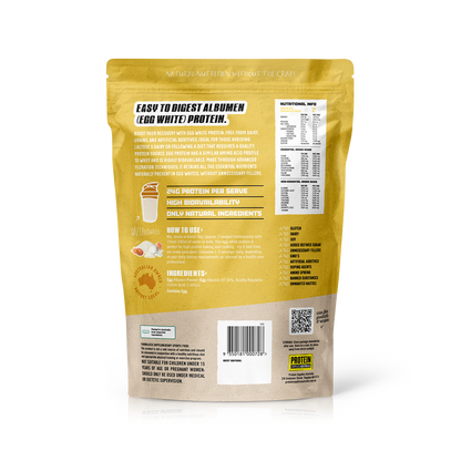 EGG WHITE PROTEIN - UNFLAVOURED Protein Protein Supplies Australia