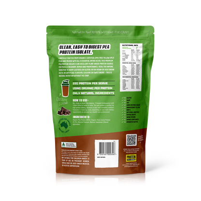 ORGANIC PEA PROTEIN ISOLATE - CHOCOLATE