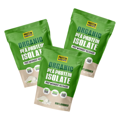 ORGANIC PEA PROTEIN ISOLATE - UNFLAVOURED Protein Protein Supplies Australia 3KG (20% off bulk buy)