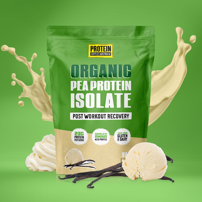 ORGANIC PEA PROTEIN ISOLATE - VANILLA Protein Protein Supplies Australia