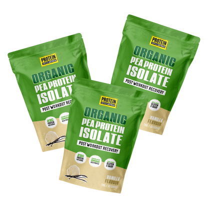 ORGANIC PEA PROTEIN ISOLATE - VANILLA Protein Protein Supplies Australia 3 x 1KG Multi-Buy Deal (-20% off)
