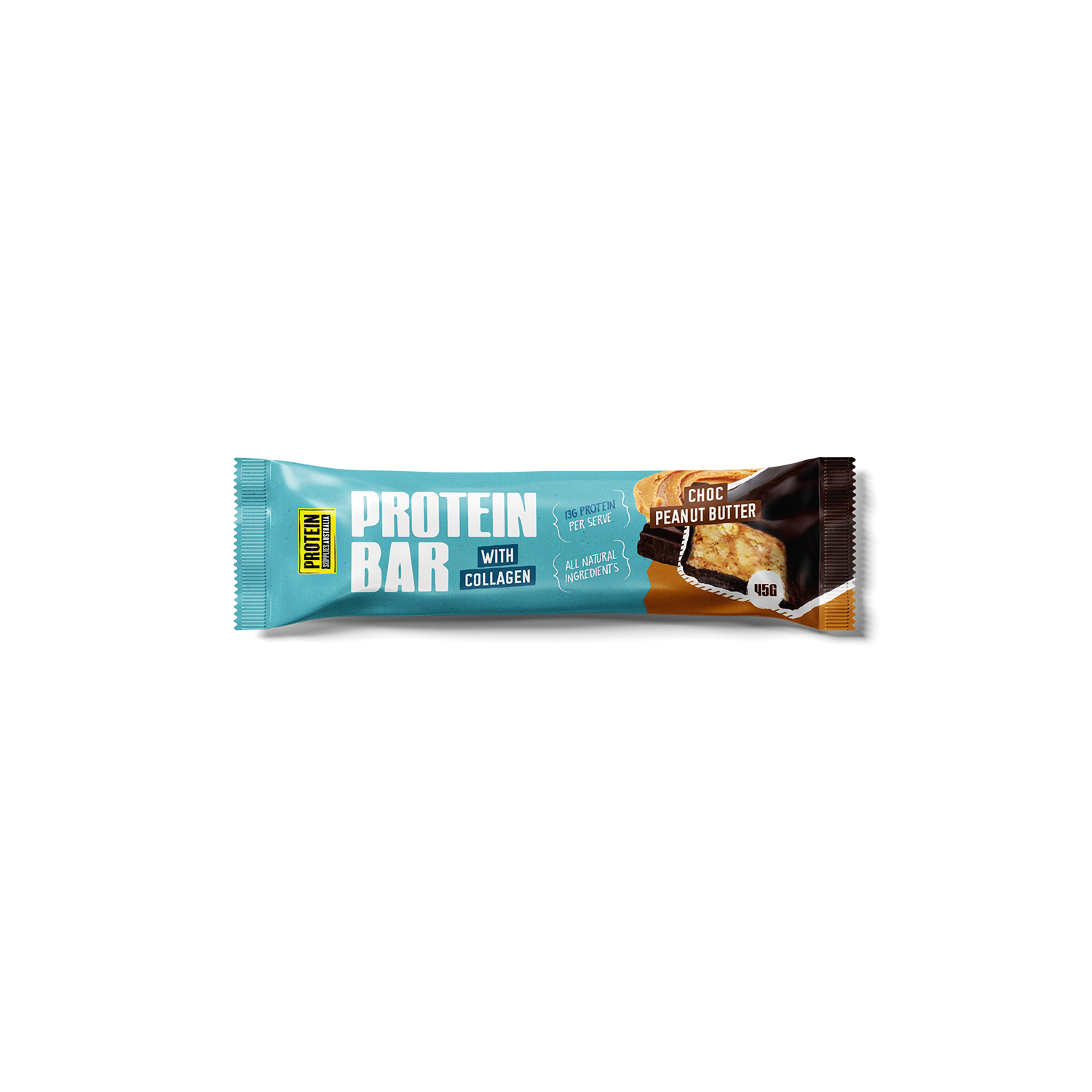 PROTEIN BAR - CHOC PEANUT BUTTER Protein Supplies Australia Single Bar 45g