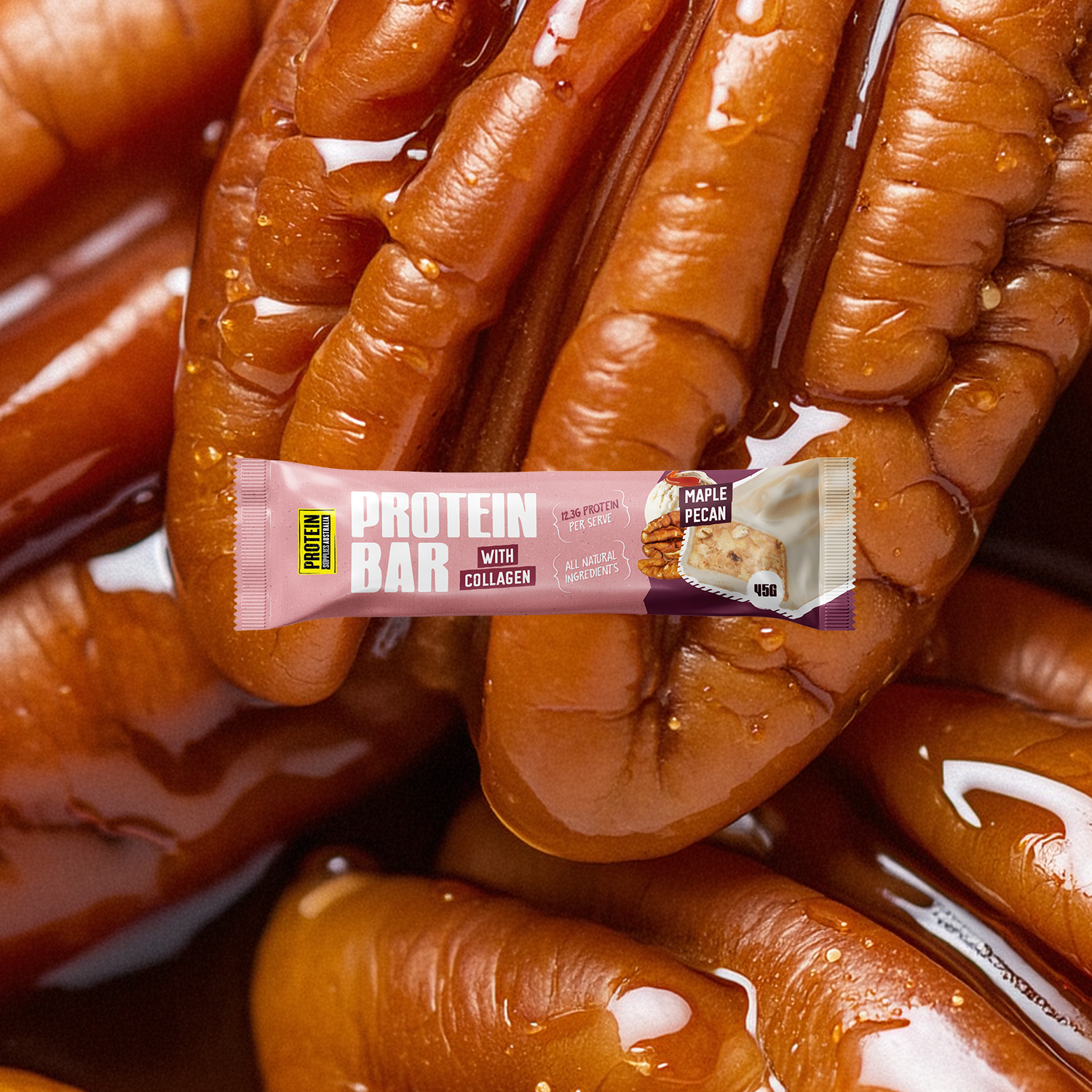 PROTEIN BAR - WHITE CHOC MAPLE PECAN Protein Bar Protein Supplies Australia