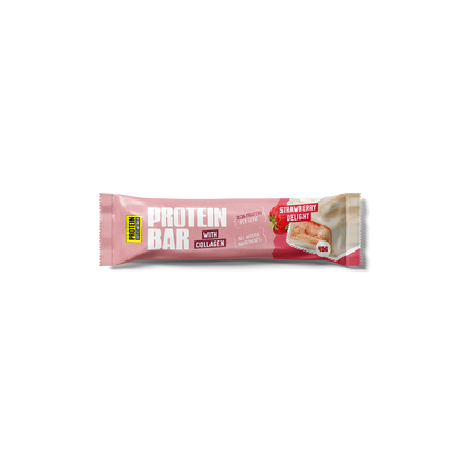 PROTEIN BAR - WHITE CHOC STRAWBERRY DELIGHT Protein Bar Protein Supplies Australia Single Bar 45g