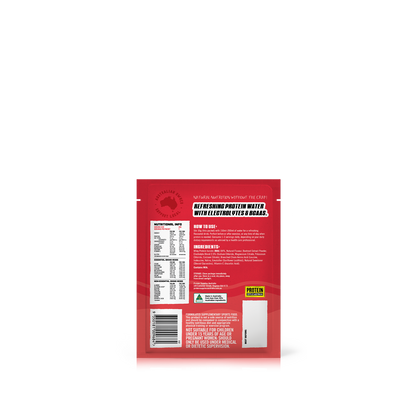 SAMPLE PROTEIN WATER (WPI) - RASPBERRY Aminos Protein Supplies Australia