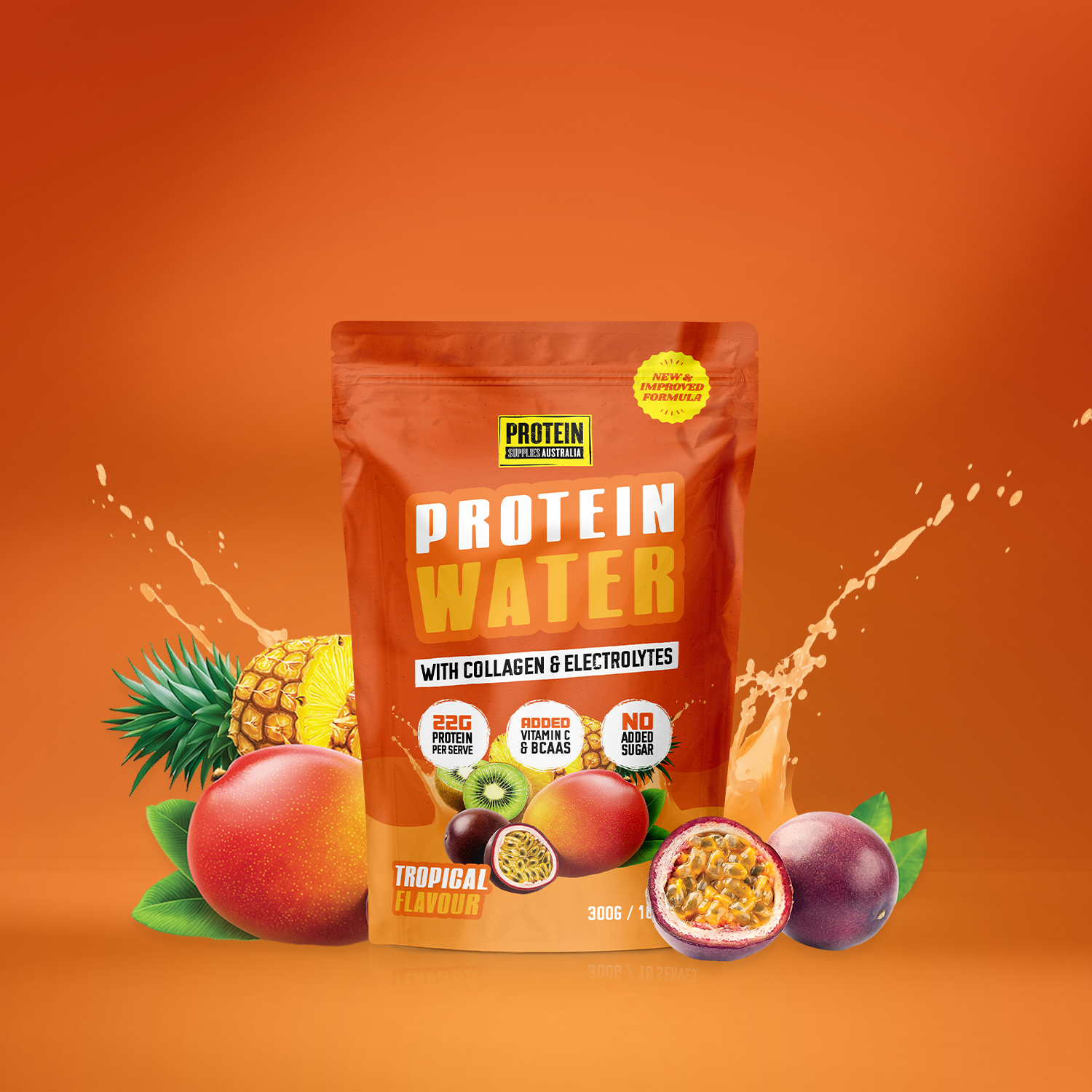 COLLAGEN PROTEIN WATER - TROPICAL Protein Protein Supplies Australia