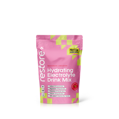 RESTORE HYDRATION - STRAWBERRY LIME Aminos Protein Supplies Australia 240g