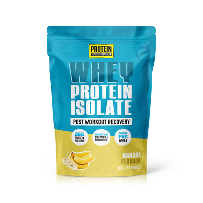 WHEY ISOLATE (WPI) - BANANA Protein Protein Supplies Australia 1kg