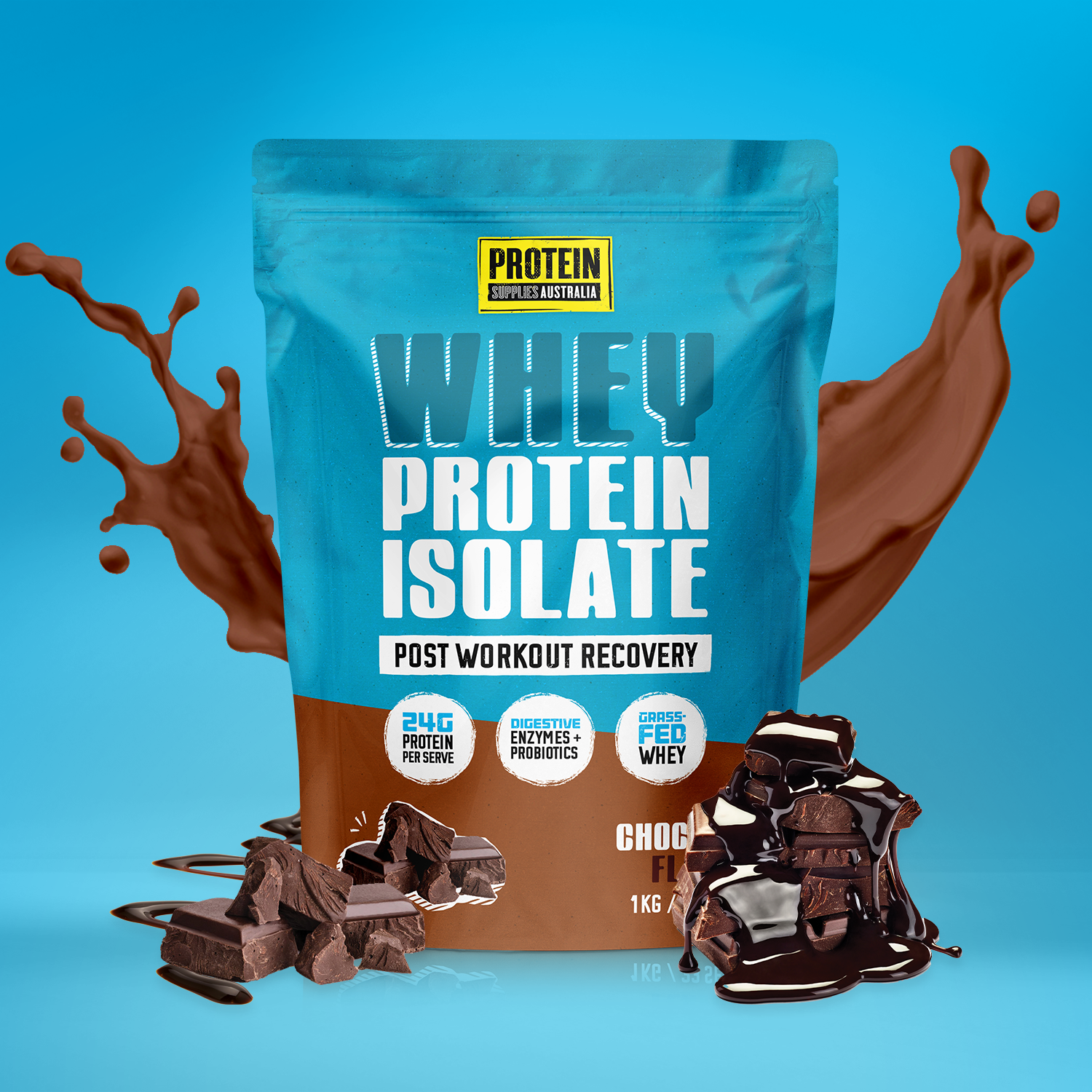 WHEY ISOLATE (WPI) - CHOCOLATE Protein Protein Supplies Australia
