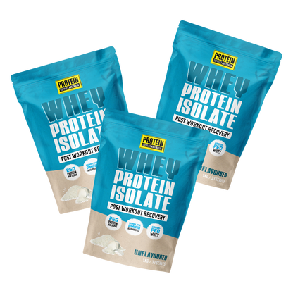 WHEY ISOLATE (WPI) - UNFLAVOURED Protein Protein Supplies Australia 3 x 1KG Multi-Buy Deal (19% off)
