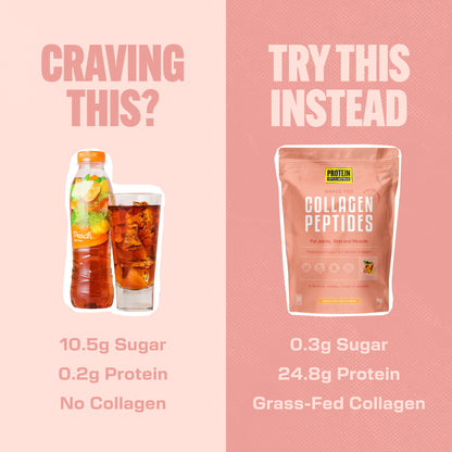 SAMPLE COLLAGEN PEPTIDES - PEACH ICED TEA collagen Protein Supplies Australia