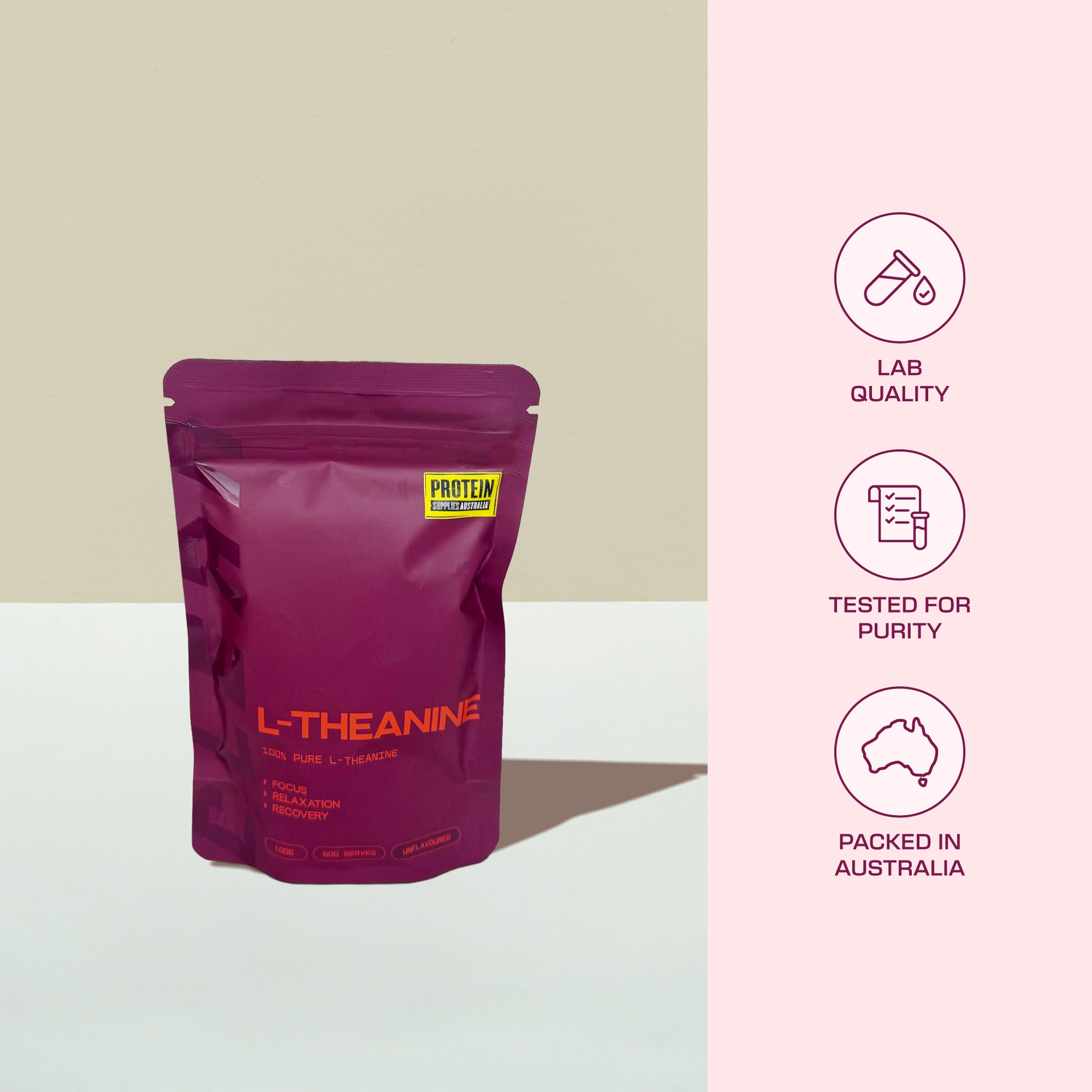 L-THEANINE - PURE Protein Supplies Australia