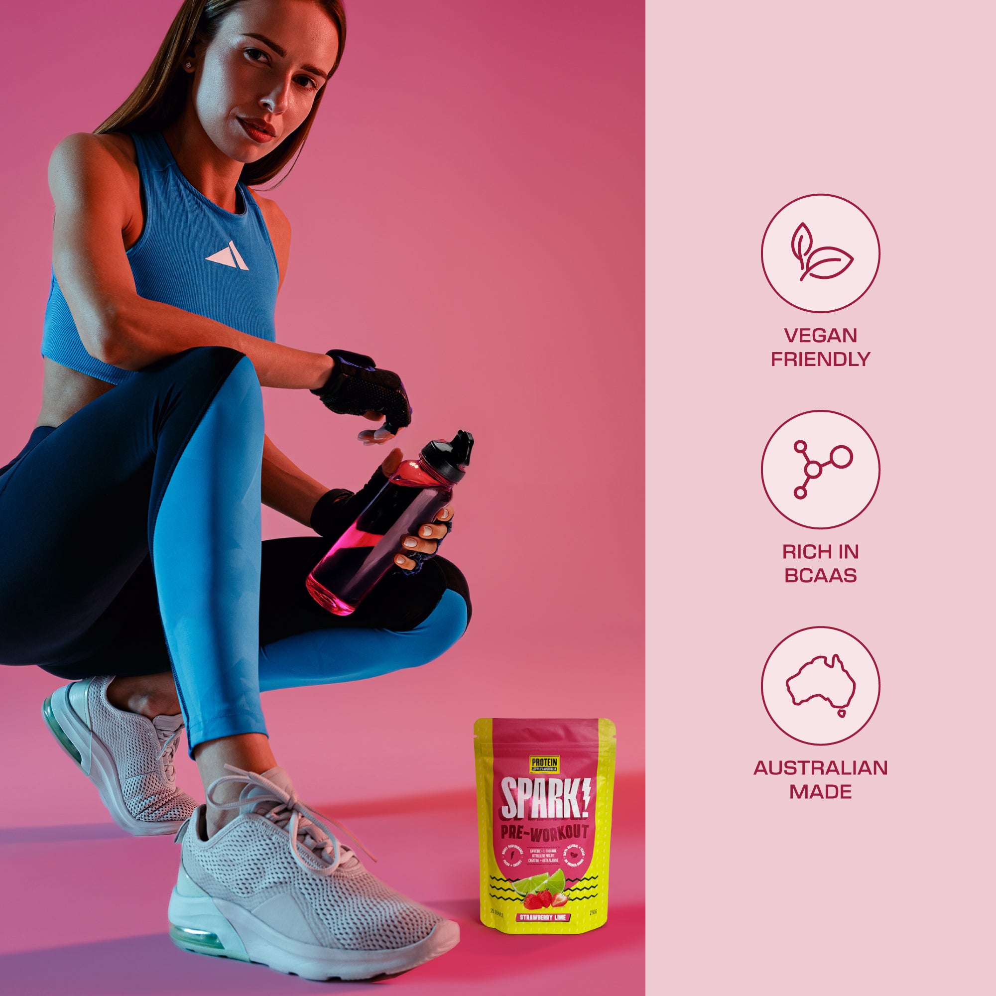 SPARK PRE-WORKOUT - STRAWBERRY LIME pre-workout Protein Supplies Australia