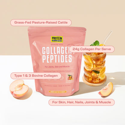 SAMPLE COLLAGEN PEPTIDES - PEACH ICED TEA collagen Protein Supplies Australia