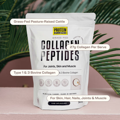 COLLAGEN PEPTIDES - UNFLAVOURED Sports & Energy Drinks Protein Supplies Australia