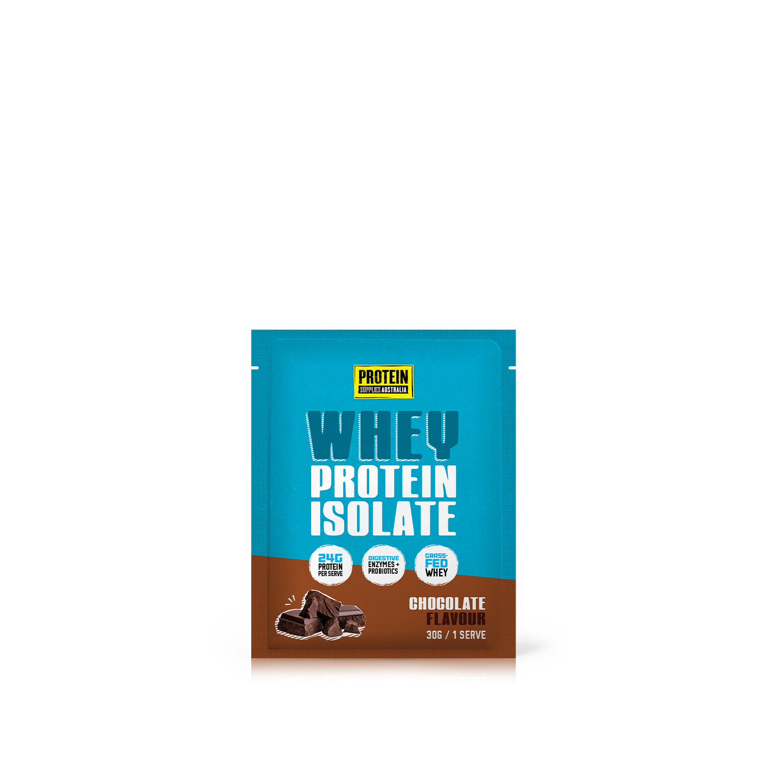 SAMPLE WHEY ISOLATE (WPI) - CHOCOLATE Protein Protein Supplies Australia 30G Single Serve