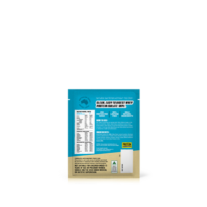 SAMPLE WHEY ISOLATE (WPI) - VANILLA BEAN Sports & Energy Drinks Protein Supplies Australia
