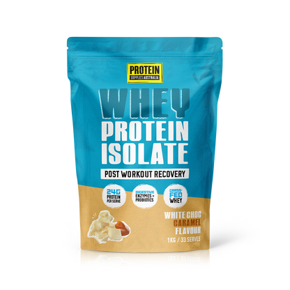WHEY ISOLATE (WPI) - WHITE CHOC CARAMEL Sports & Energy Drinks Protein Supplies Australia 1KG