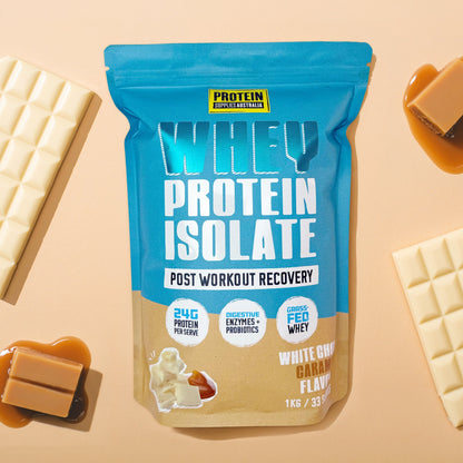 WHEY ISOLATE (WPI) - WHITE CHOC CARAMEL Sports & Energy Drinks Protein Supplies Australia