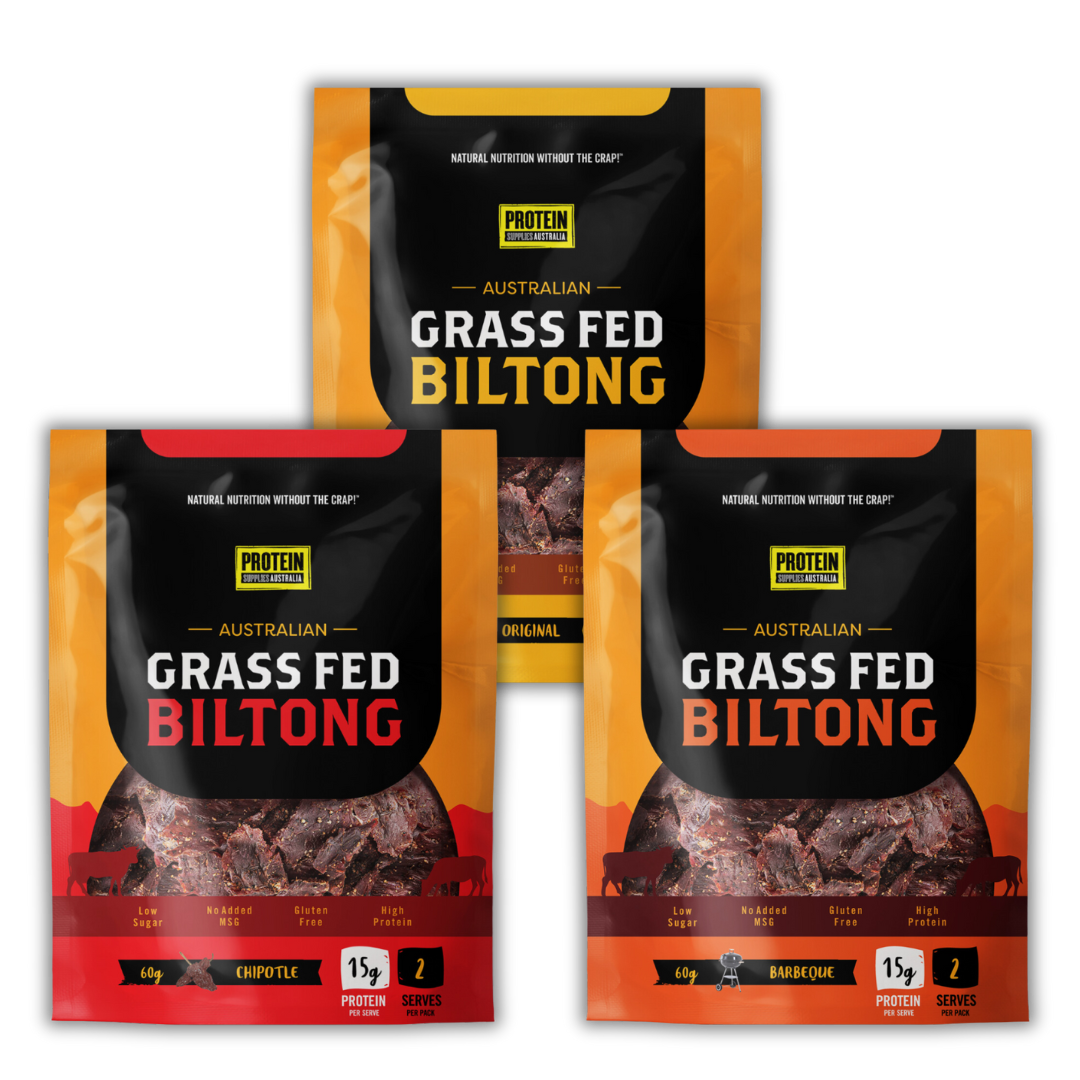 Grass Fed Biltong - Bundle 3 flavours