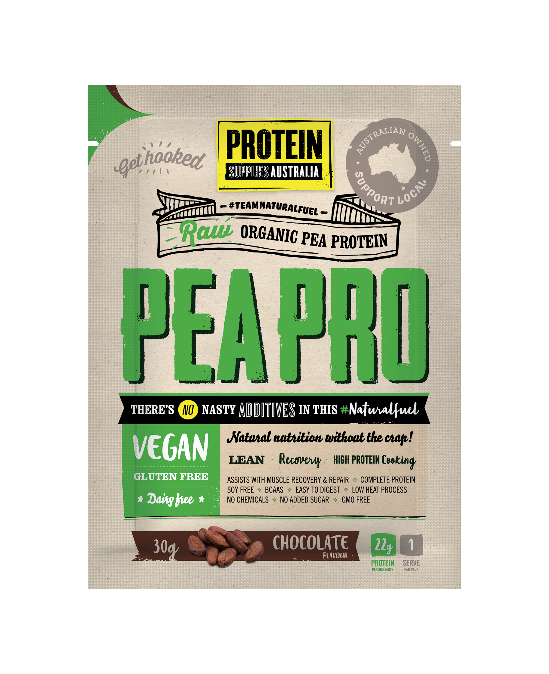 Pea Pro Chocolate - Protein Supplies Australia