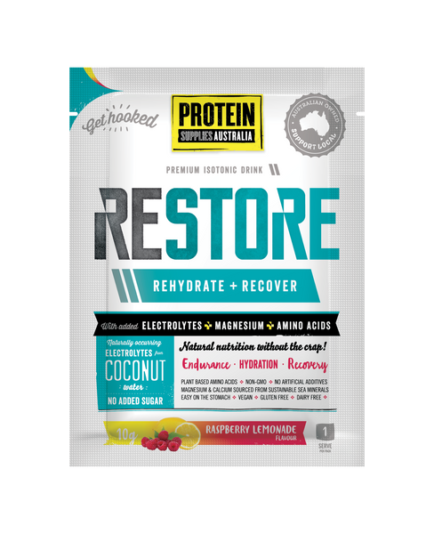 Restore Raspberry Lemonade - Protein Supplies Australia