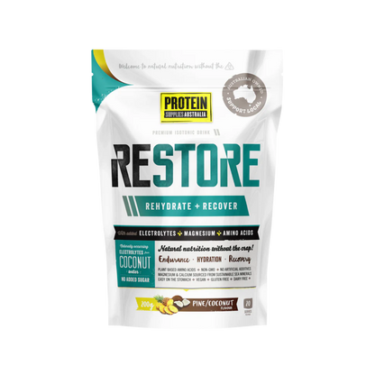 RESTORE HYDRATION - PINE COCONUT Aminos Protein Supplies Australia