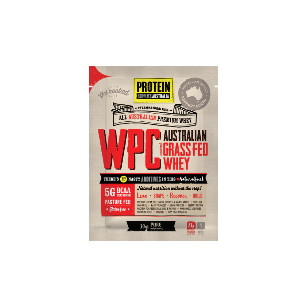 SAMPLE WHEY CONCENTRATE (WPC) - UNFLAVOURED Sports & Energy Drinks Protein Supplies Australia