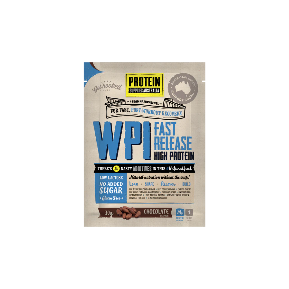 SAMPLE WHEY ISOLATE (WPI) - CHOCOLATE Protein Protein Supplies Australia