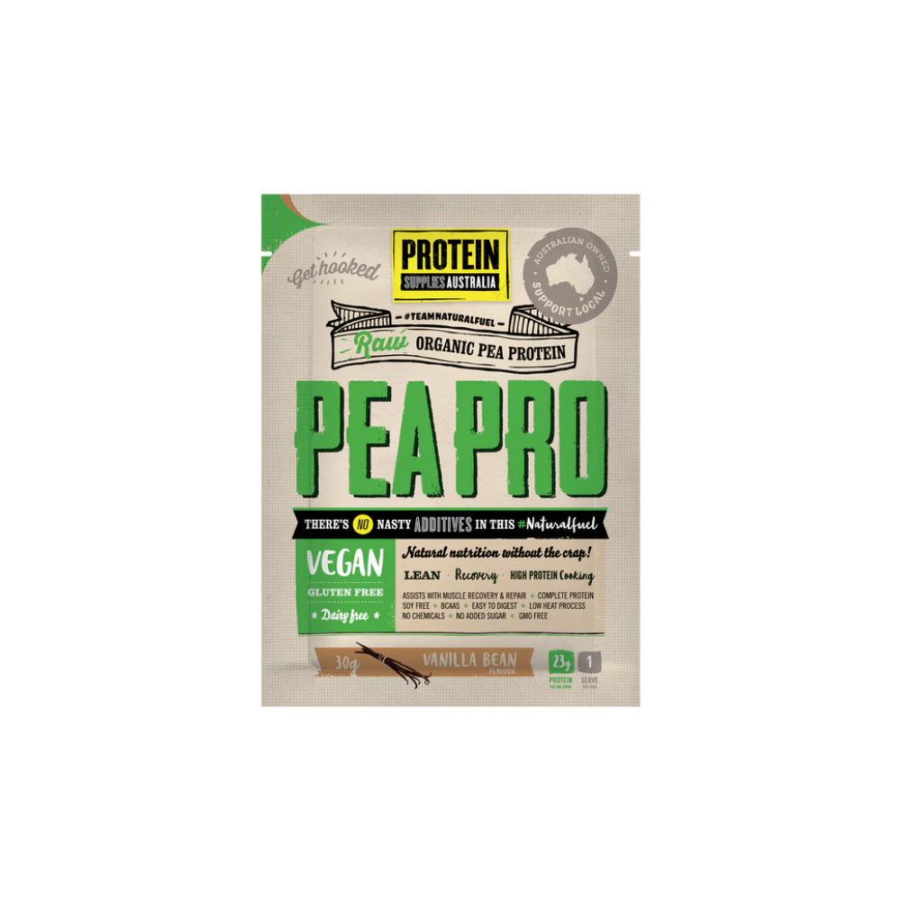 SAMPLE ORGANIC PEA PROTEIN ISOLATE - VANILLA Protein Protein Supplies Australia