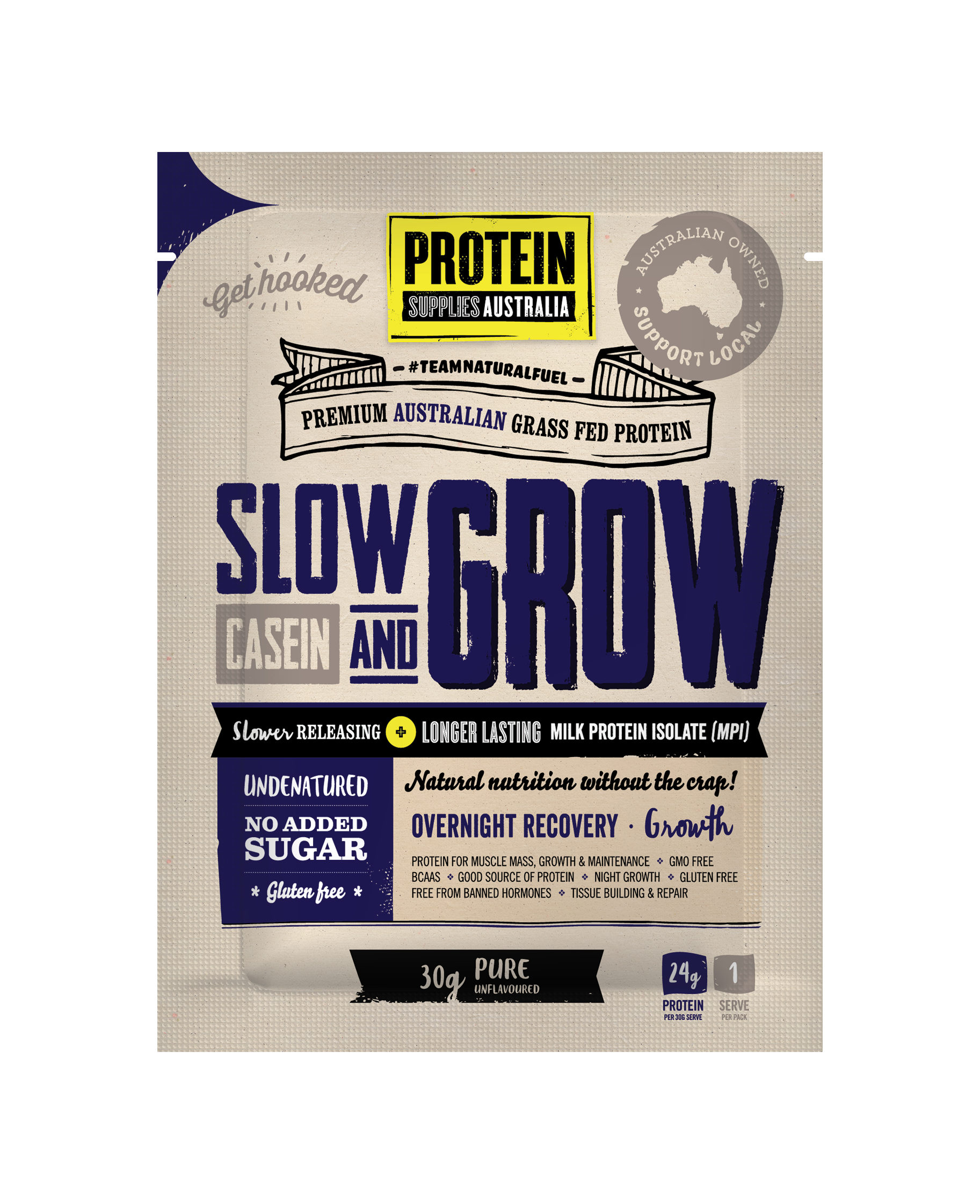 SAMPLE MICELLAR CASEIN PROTEIN - UNFLAVOURED Protein Protein Supplies Australia