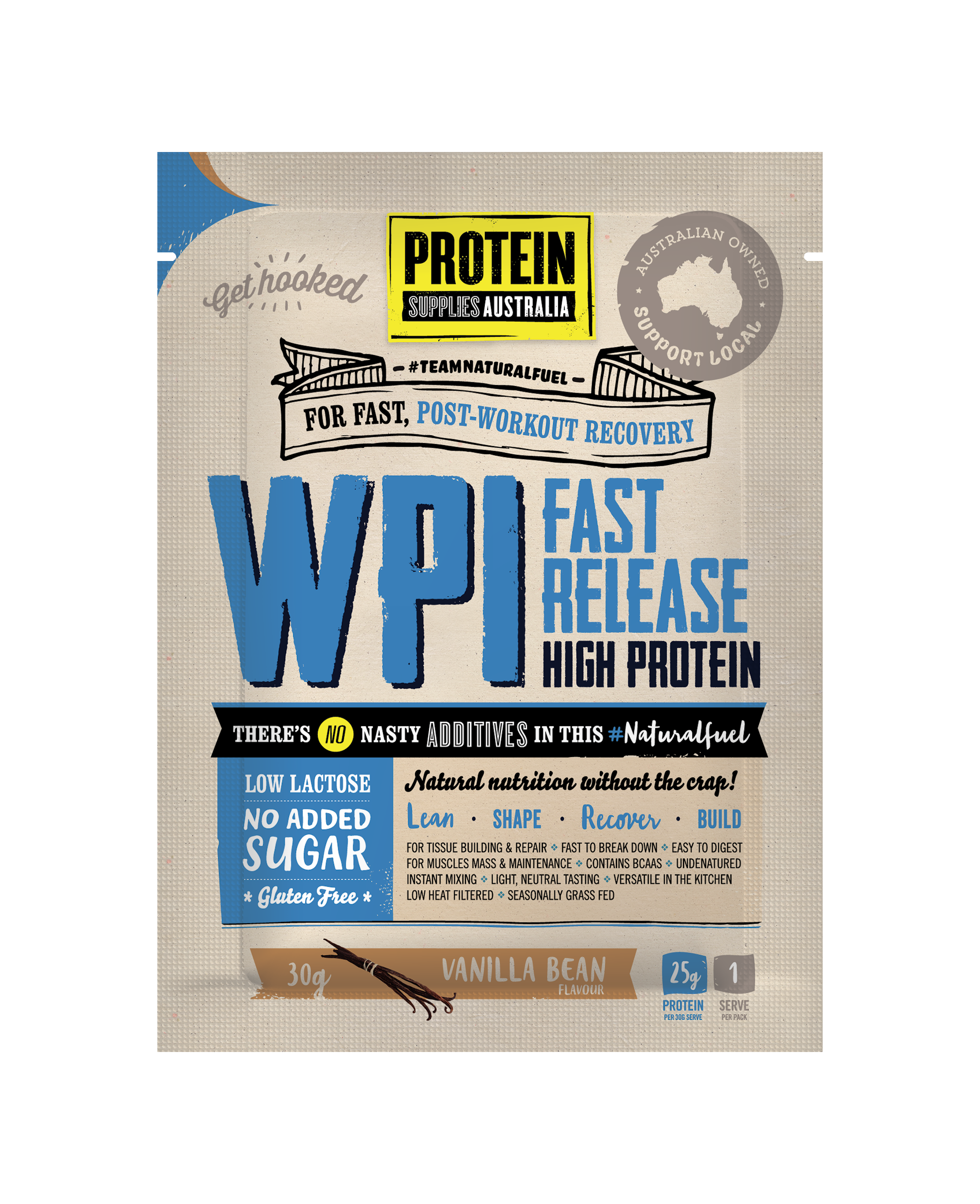 WPI Vanilla Bean - Protein Supplies Australia