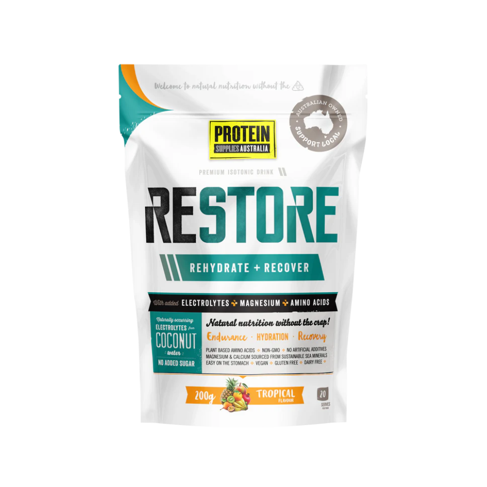 RESTORE HYDRATION - TROPICAL Sports & Energy Drinks Protein Supplies Australia