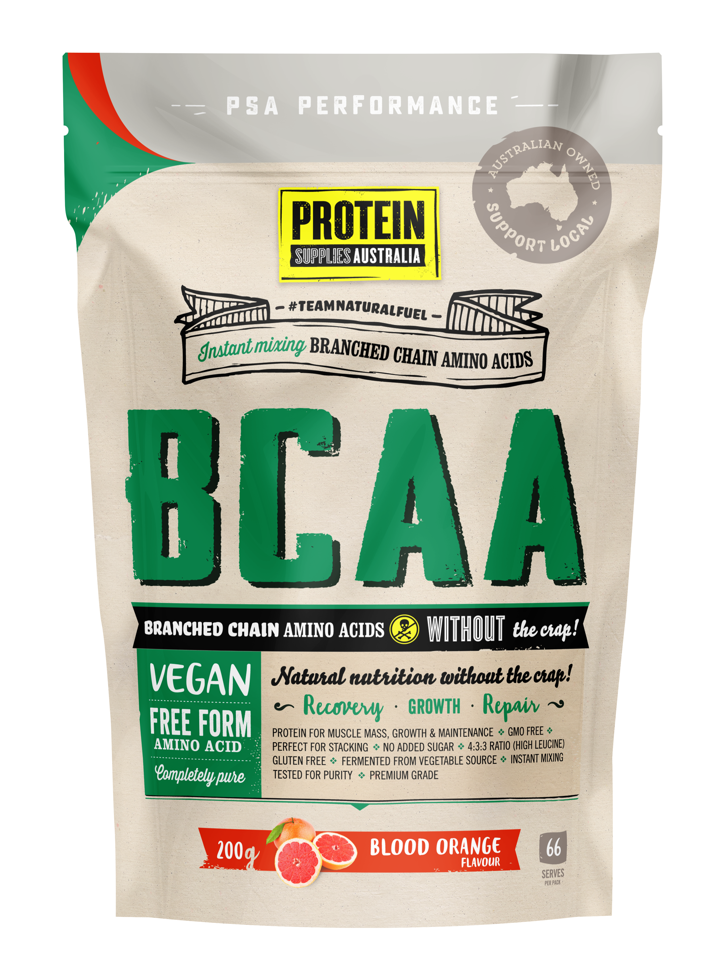 BCAA - Blood Orange - Protein Supplies Australia