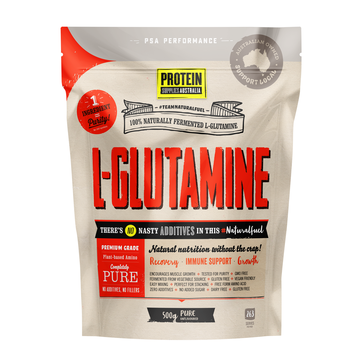 LGlutamine Pure Protein Supplies Australia