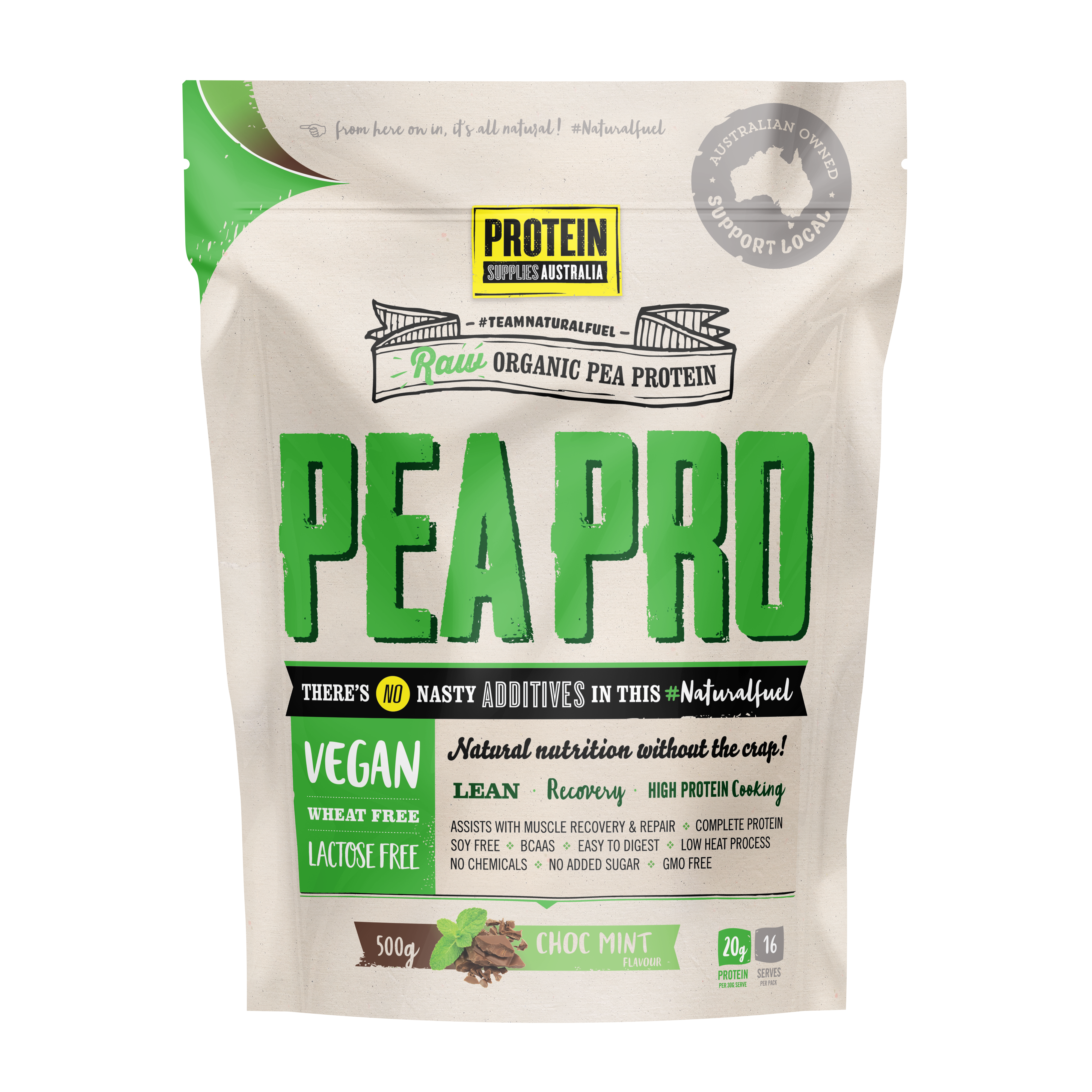 Pea Pro Choc Mint - Protein Supplies Australia