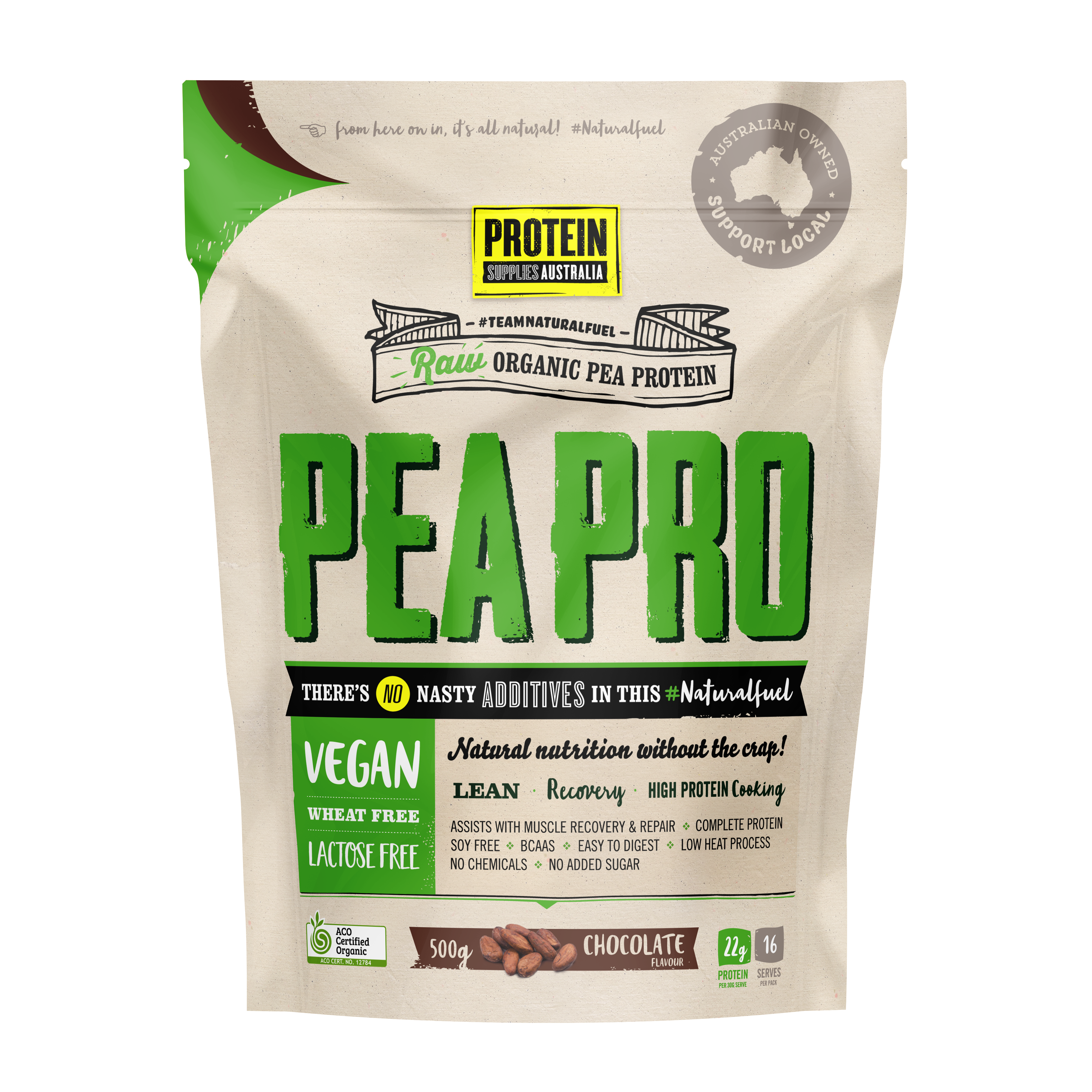 Pea Pro Chocolate - Protein Supplies Australia