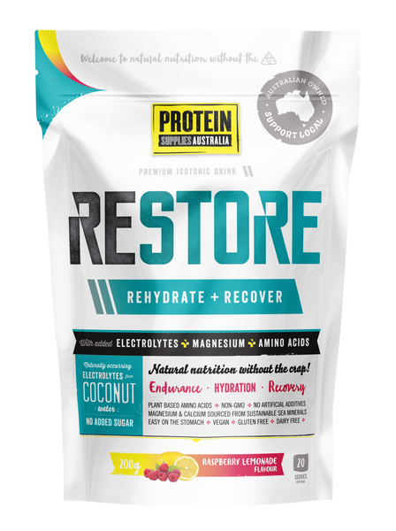 Restore Raspberry Lemonade - Protein Supplies Australia
