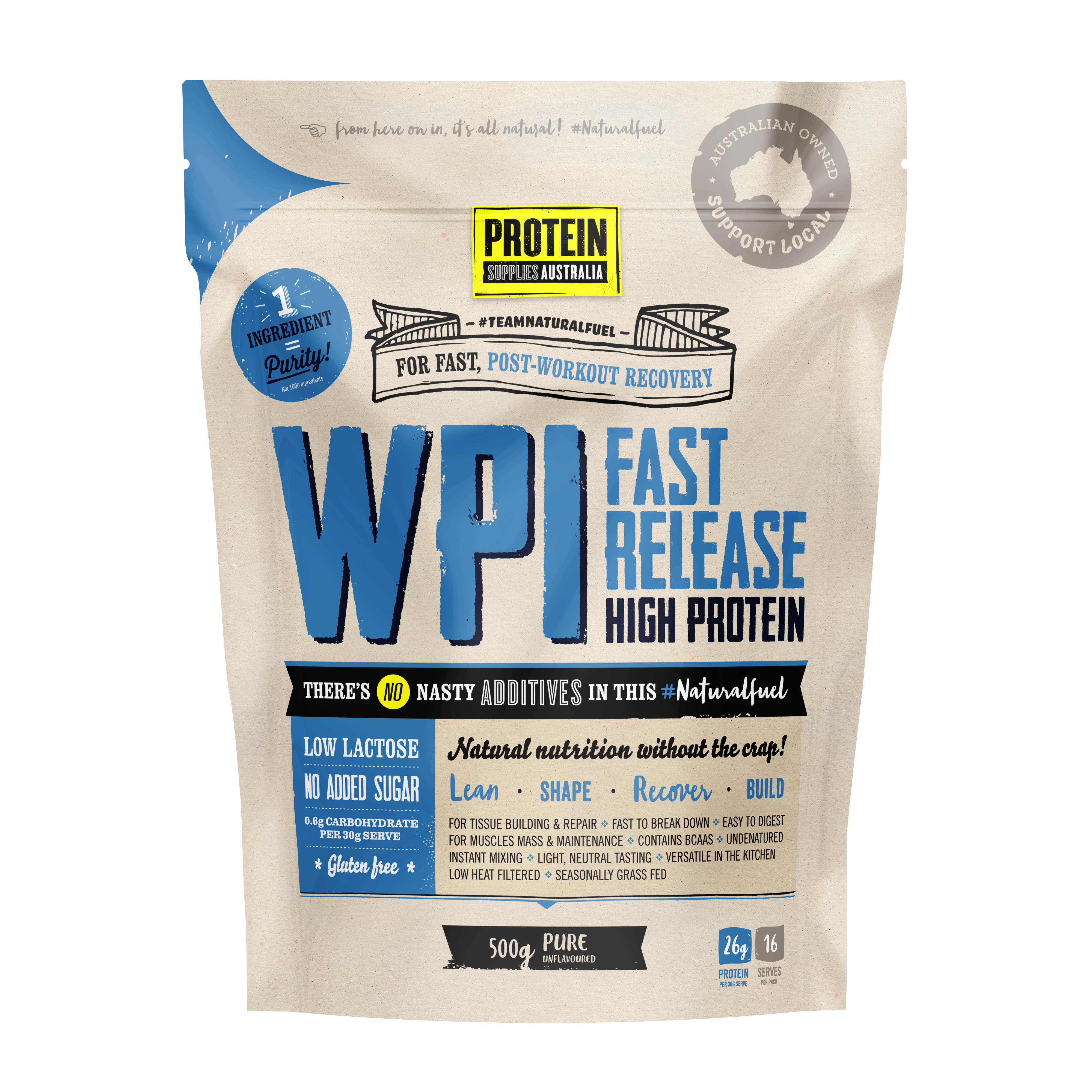 WPI Pure - Protein Supplies Australia
